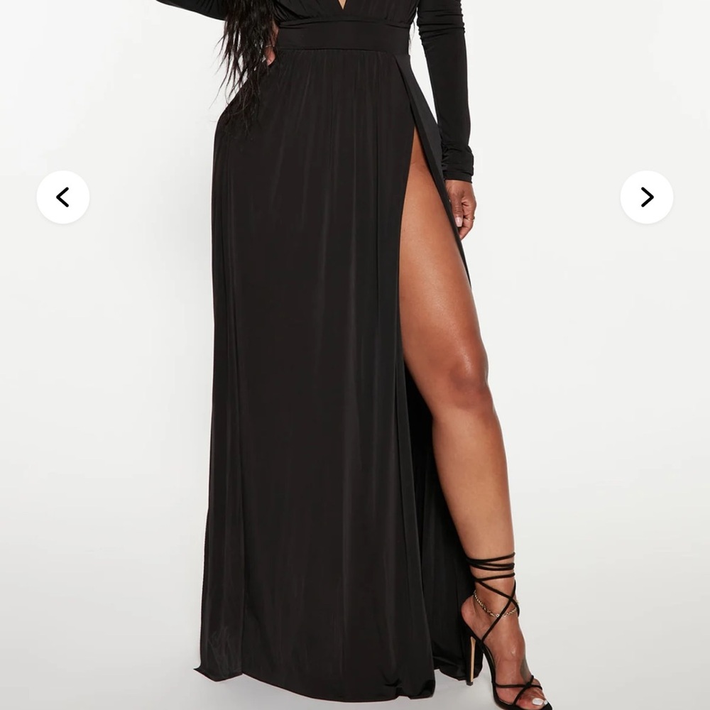Fashion Nova Black Maxi Dress